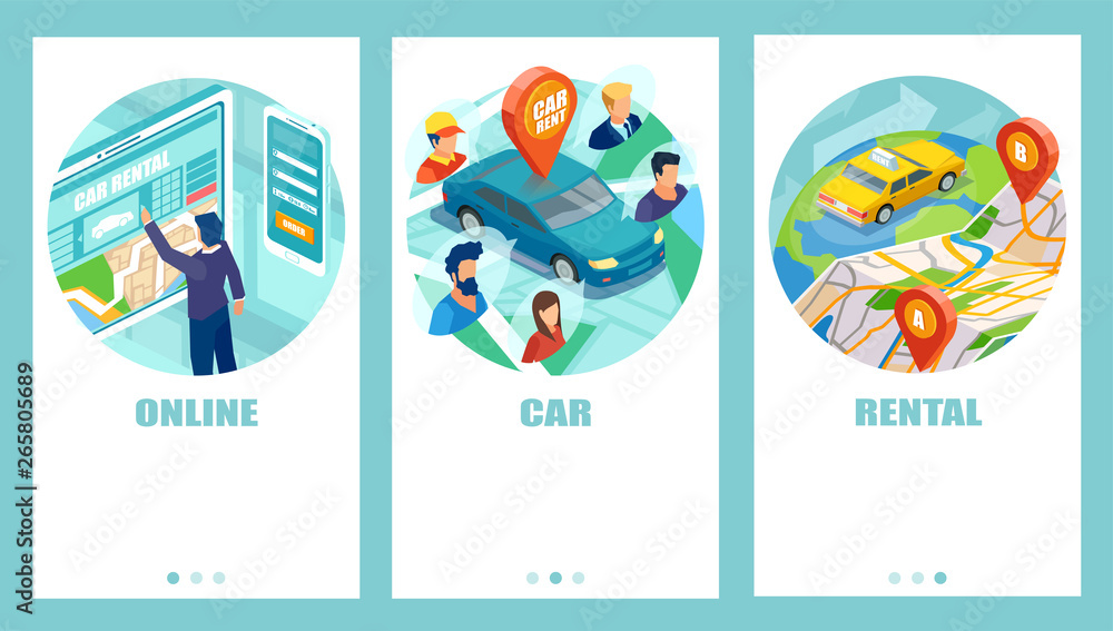Car sharing and rental concept