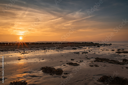 Traumhafter Sonnenuntergang am Strand © Thomas