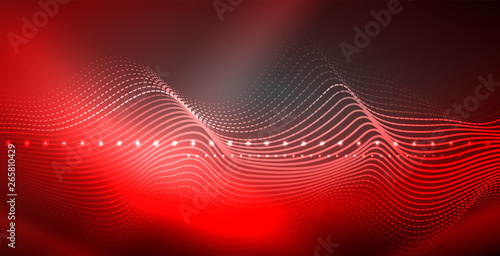 Neon lines shiny glowing background