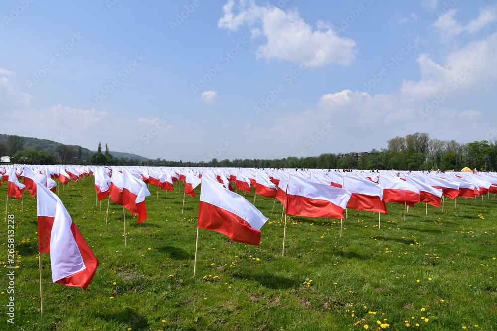 Flaga Polski święto flagi Błonia Krakowskie