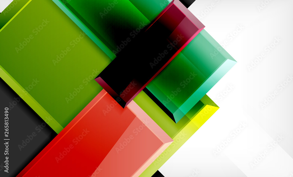 Colorful square and rectangle blocks background Colorful square and rectangle blocks background