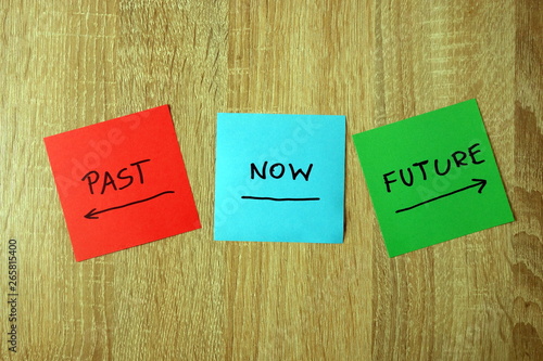 Past, present and future - concept