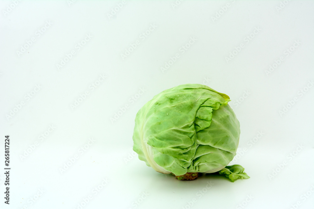 Kachan cabbage on a white background. Concept - vegetable diet Kachan cabbage on a white background. Concept - vegetable diet