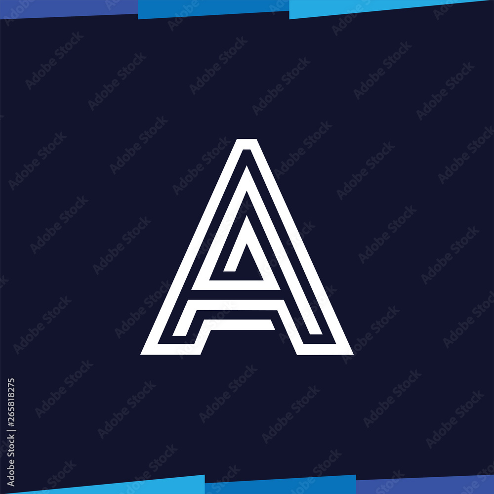 Letter Line logo vector template Letter Line logo vector template