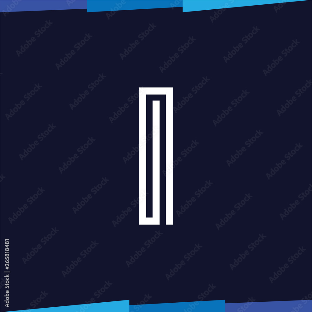 Letter Line logo vector template Letter Line logo vector template