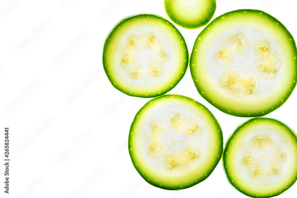 Marrow squash slices details Marrow squash slices details