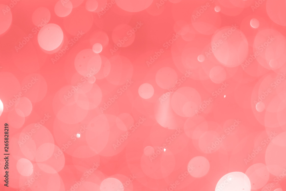 abstract soft bokeh light effect with glow pink background