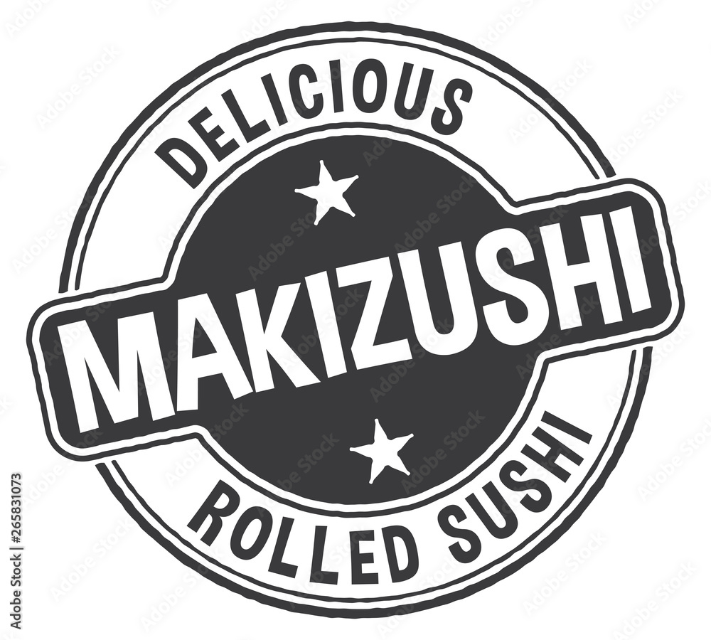 Makizushi Rubber Stamp