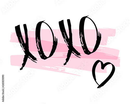 Lettering on romantic theme.