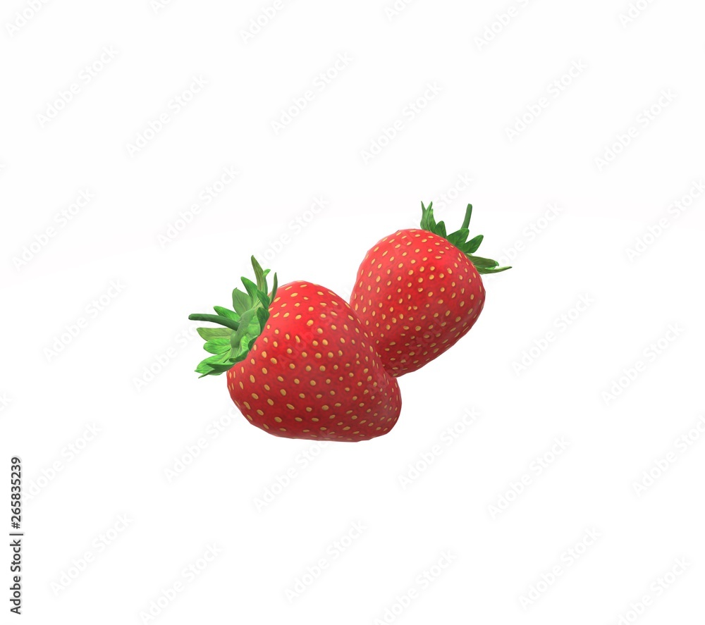 fresh strawberrie isolated on white background fresh strawberrie isolated on white background