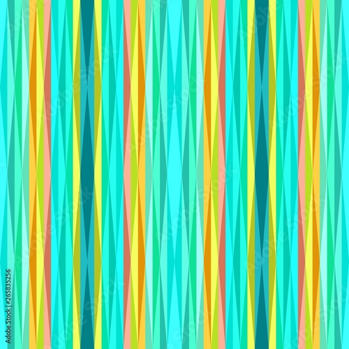 seamless illustration with bright turquoise, pastel orange and aqua marine colors. repeatable pattern for fashion garment, wrapping paper, wallpaper or creative design