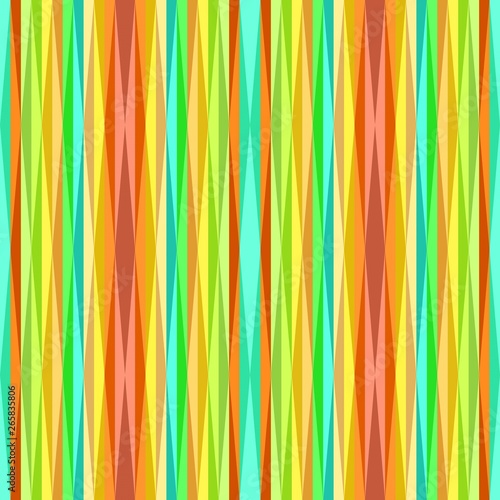 abstract background with pastel orange, turquoise and lime green stripes for wallpaper, fashion garment, wrapping paper or creative concept design