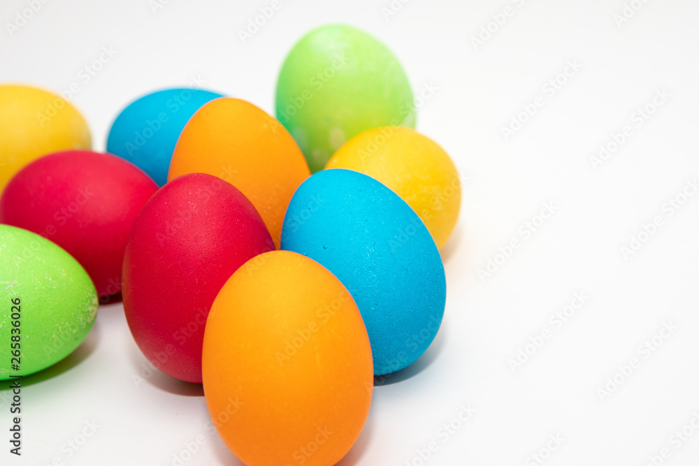 Sieben bunte Ostereier Sieben bunte Ostereier