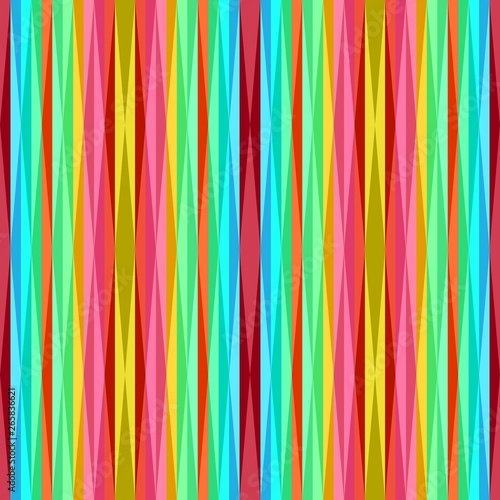 modern striped background with light sea green, light green and indian red colors. for fashion garment, wrapping paper, wallpaper or creative design © Eigens