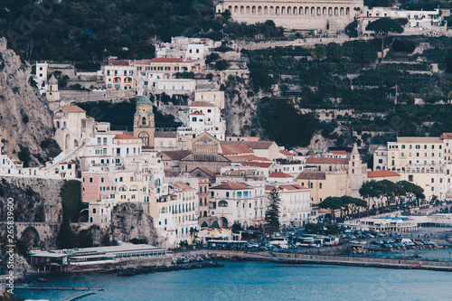 Fototapeta Naklejka Na Ścianę i Meble -  View of Amalfi Italy