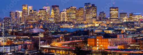 Boston Cityscape Panorama © vichie81