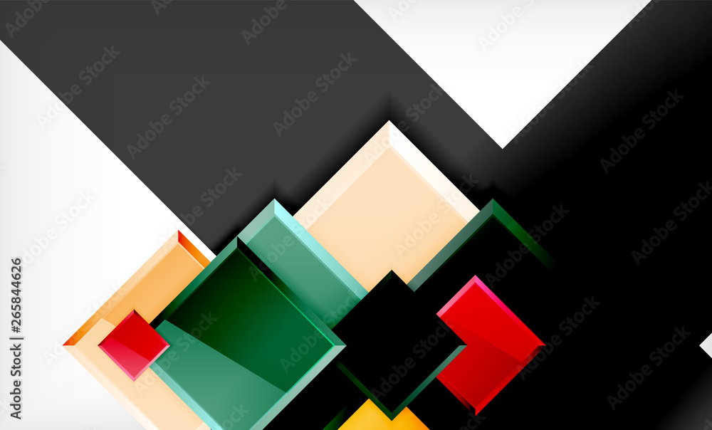 Color squares futuristic abstract background Color squares futuristic abstract background