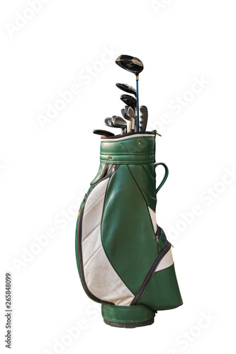 Golf clubs and Bag Isolated photo