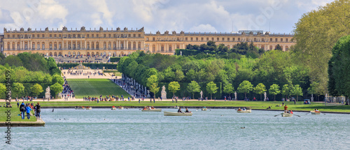 Canvas Print Versailles, the Palace and the Grand canal