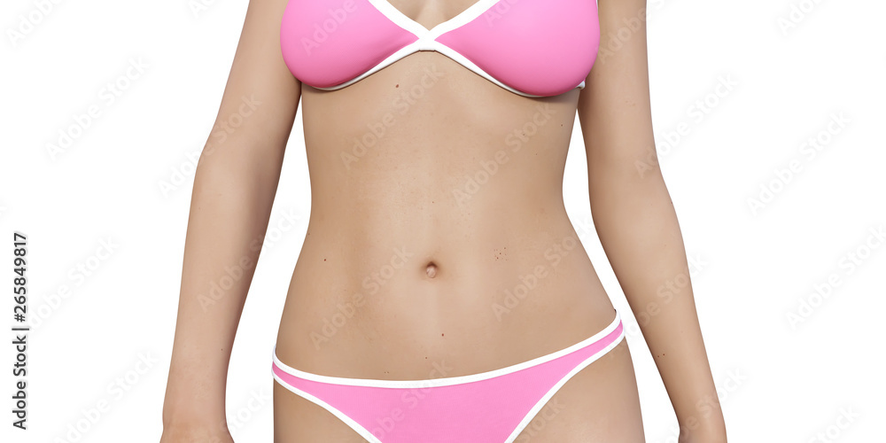 Slimming Treatment 3D Render Slimming Treatment 3D Render