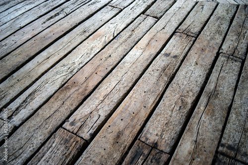 Old oak wood texture floor, Croatia