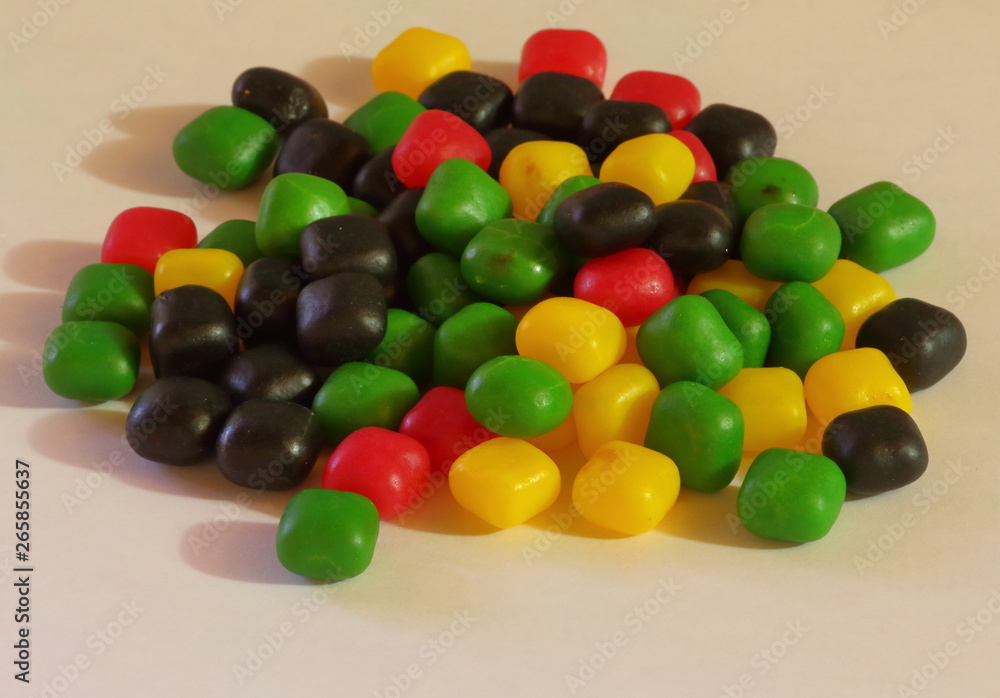 square candies of various colors square candies of various colors