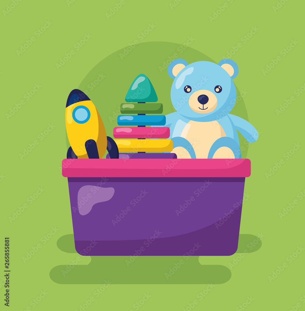 Naklejka premium kids toys design