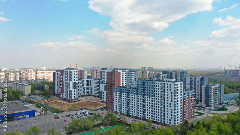 Fototapeta premium DJI_Moscow Butovo Flight