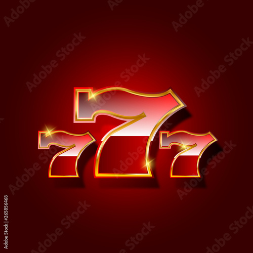 777. Jackpot. Casino banner