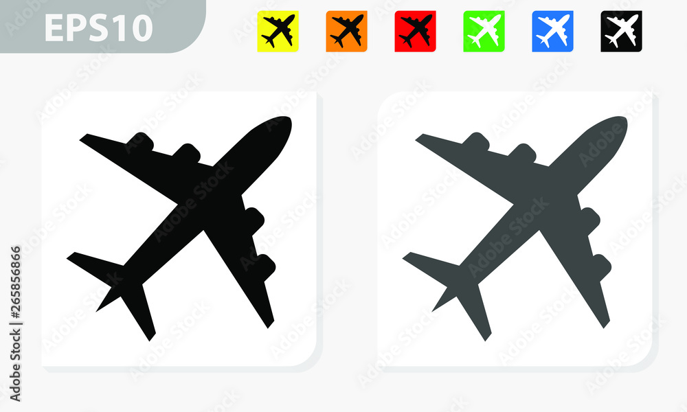 Airplane vector icon eps