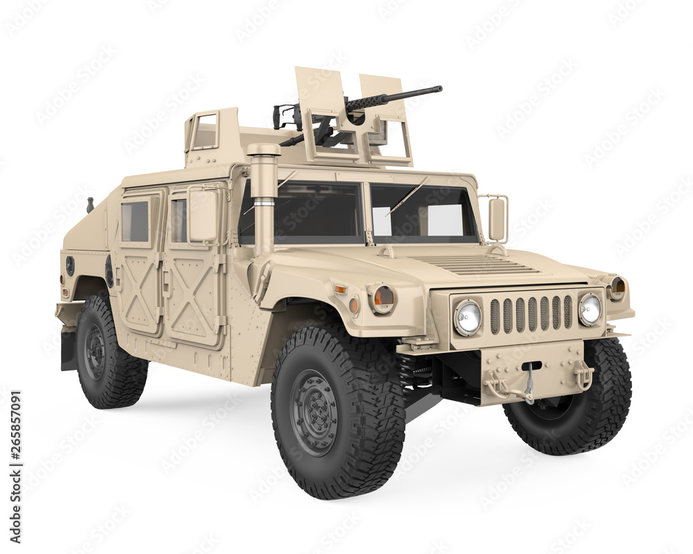 Humvee High Mobility Multipurpose Wheeled Vehicle Isolated Humvee High Mobility Multipurpose Wheeled Vehicle Isolated