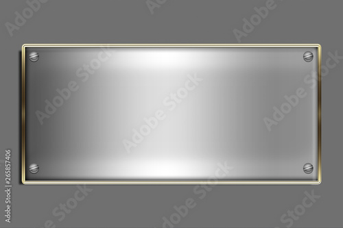 metal plate with rivets
