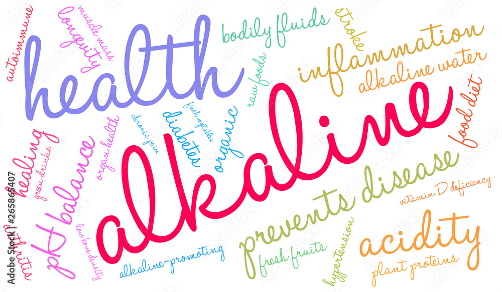 Alkaline Word Cloud on a white background. Alkaline Word Cloud on a white background.