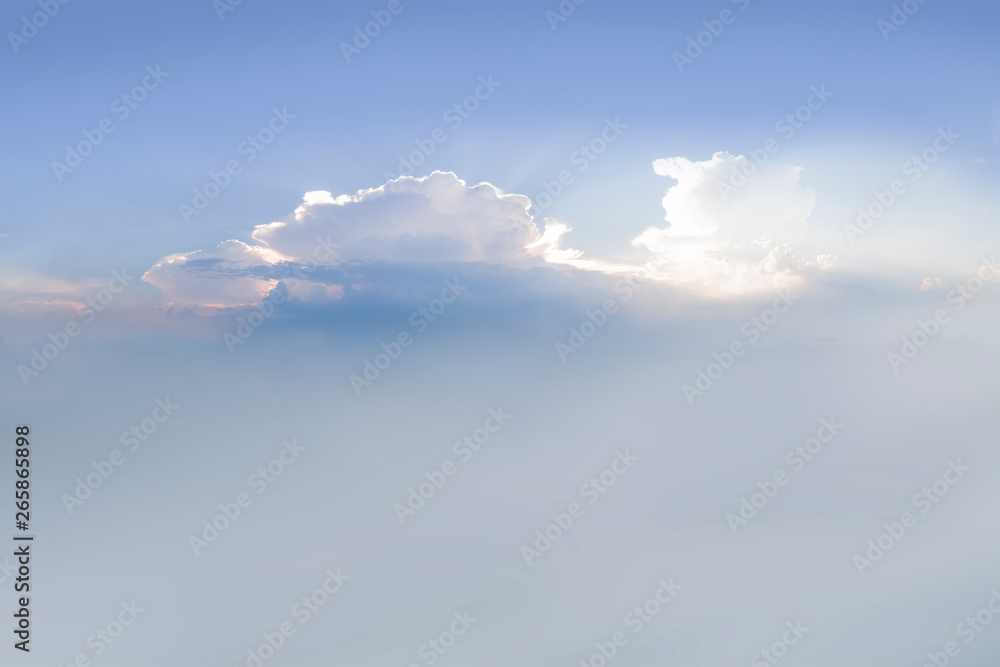 Fototapeta premium beauty cloud in blue sky