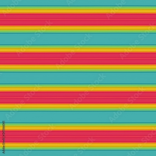 blue chill, crimson and cadet blue colored lines in a row. repeating horizontal pattern. for fashion garment, wrapping paper, wallpaper or online web design