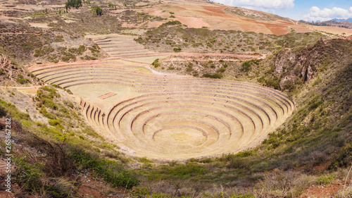 Archeologist place of Moray near of Cuzco, Peru © Erlantz