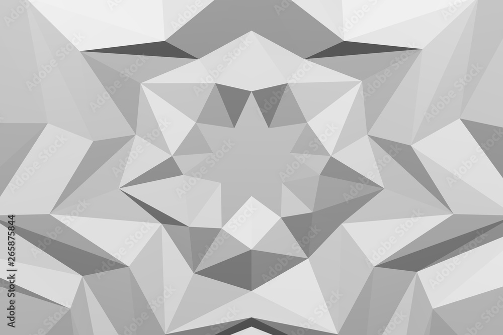 White polygonal geometric surface background. 3D rendering. White polygonal geometric surface background. 3D rendering.