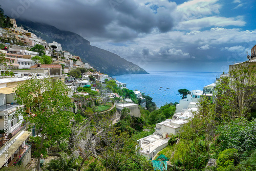 Fototapeta Naklejka Na Ścianę i Meble -  Panorama di Positano, Costiera Amalfitana, Italia