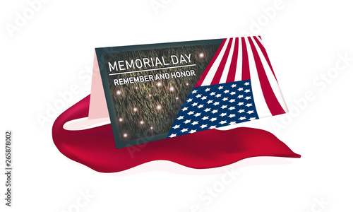 Memorial Day remember and honnor - card photo