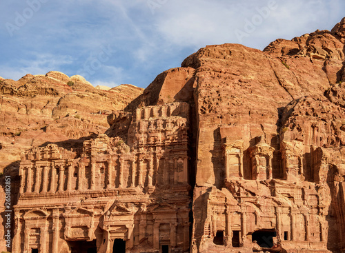 Palace and Corinthian Tombs, Petra, Ma'an Governorate, Jordan photo