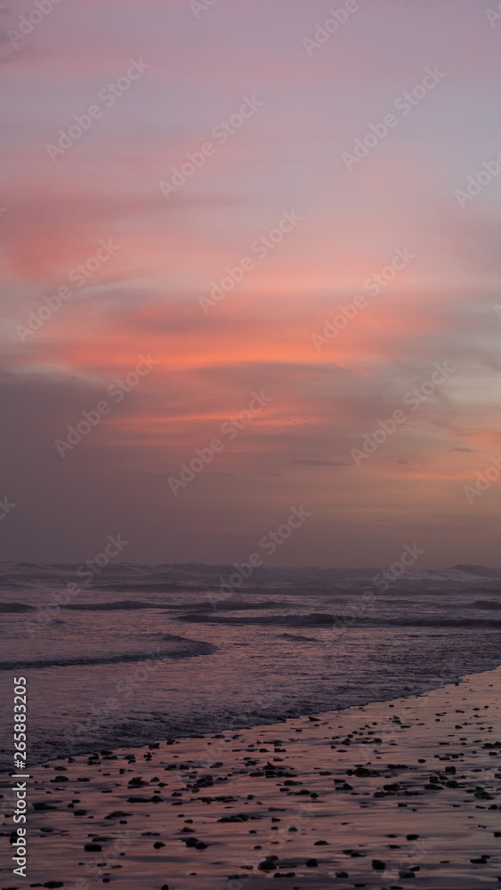 Fototapeta premium sunset over sea