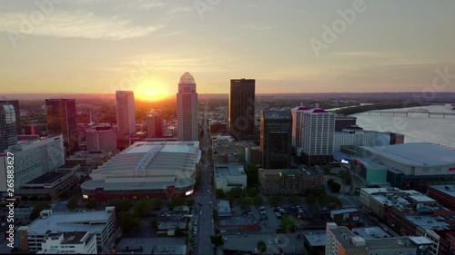 Aerial of Louisville  Kentucky  photo