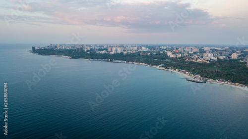 Coastline. Photographed from the drone. Aerial photo shooting © Vadym Sarakhan