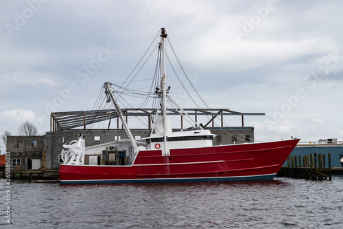 Shrimp Trawler Docked in Oriental  NC