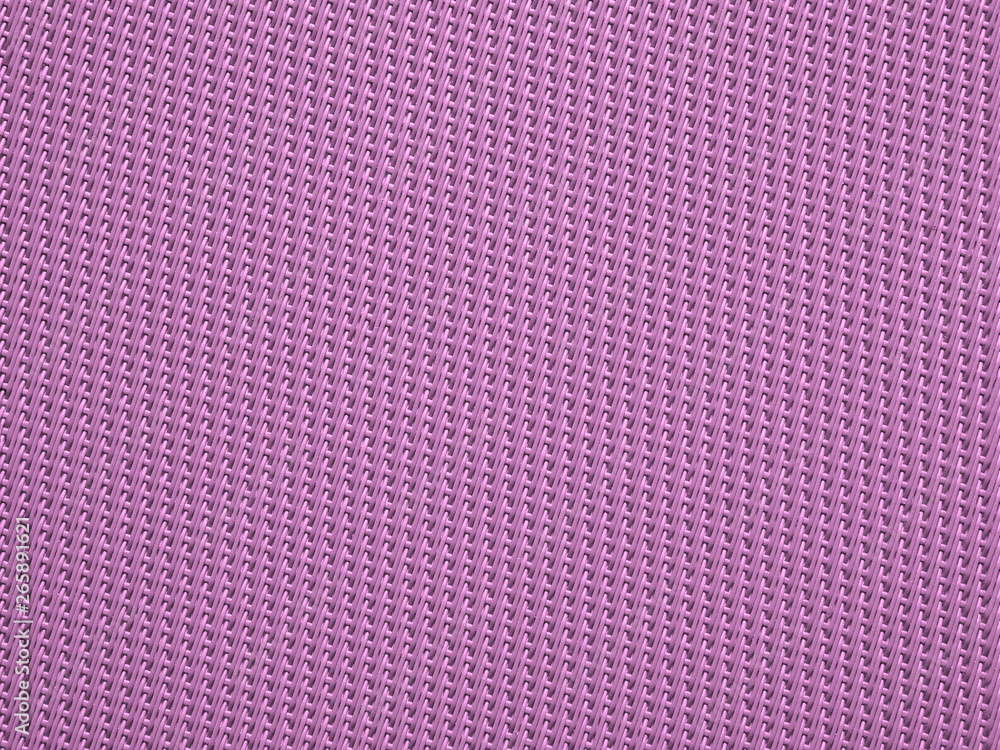 Close-up of pink fabric plastic textile lattice or grid texture. Horizontal and vertical crossover lines. A lattice work of interwoven pink plastic textile textured strips forms a pattern background Close-up of pink fabric plastic textile lattice or grid texture. Horizontal and vertical crossover lines. A lattice work of interwoven pink plastic textile textured strips forms a pattern background