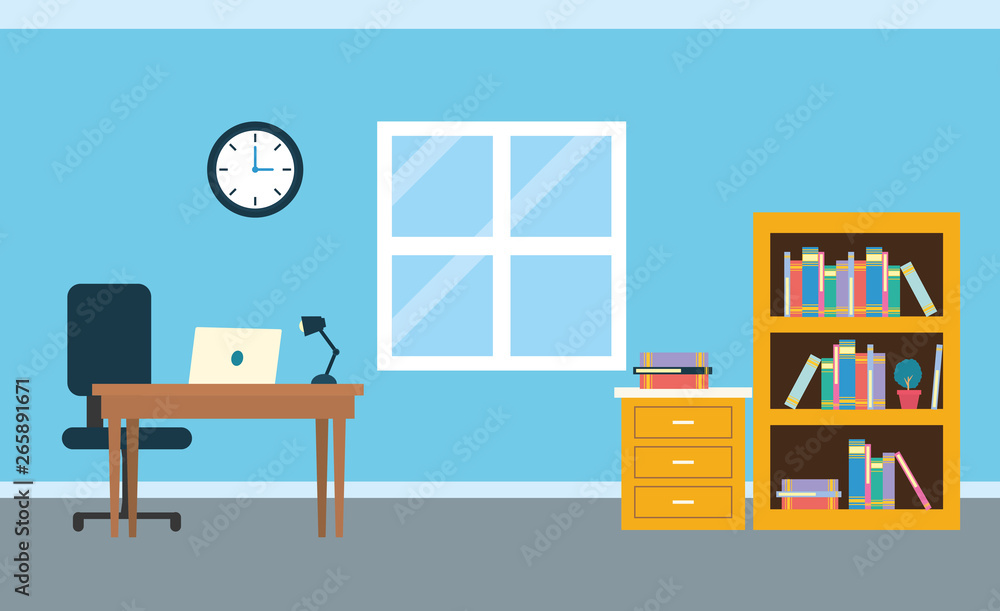 Fototapeta premium office workplace background