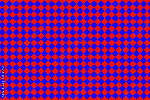 Gingham pattern. Texture from rhombus/squares for - plaid, tablecloths, clothes, shirts, dresses, paper, bedding, blankets, quilts and other textile products. Vector illustration EPS 10