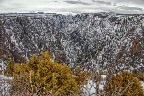 Black Canyon of the Gunnison National Park in Winter