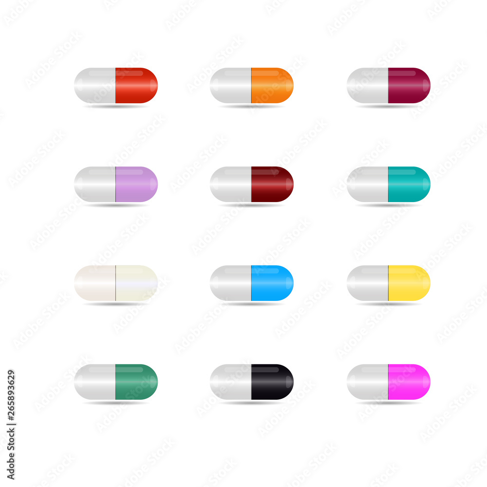 Vector work in set of medicine symbols Vector work in set of medicine symbols