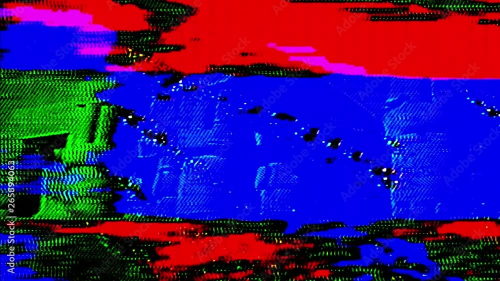 Analog Video Art Multicolor Abstract Shapes & Signal Noise Feedback Manipulation Analog Video Art Multicolor Abstract Shapes & Signal Noise Feedback Manipulation